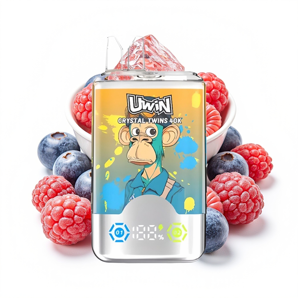 Alternative view of Uwin Crystal Twins 40000 パフ 使い捨てベイプ