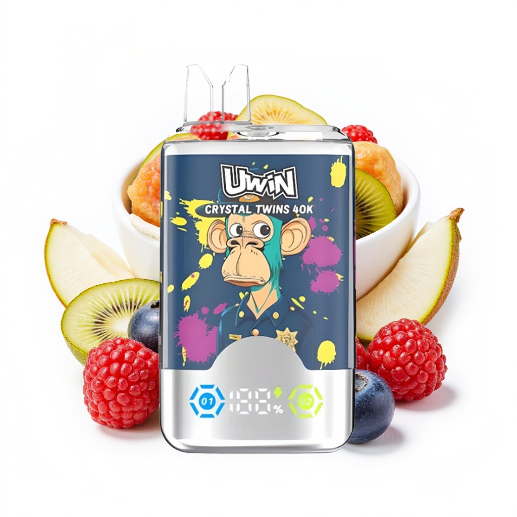 Uwin Crystal Twins 40000 パフ 使い捨てベイプ - 画像 (3)