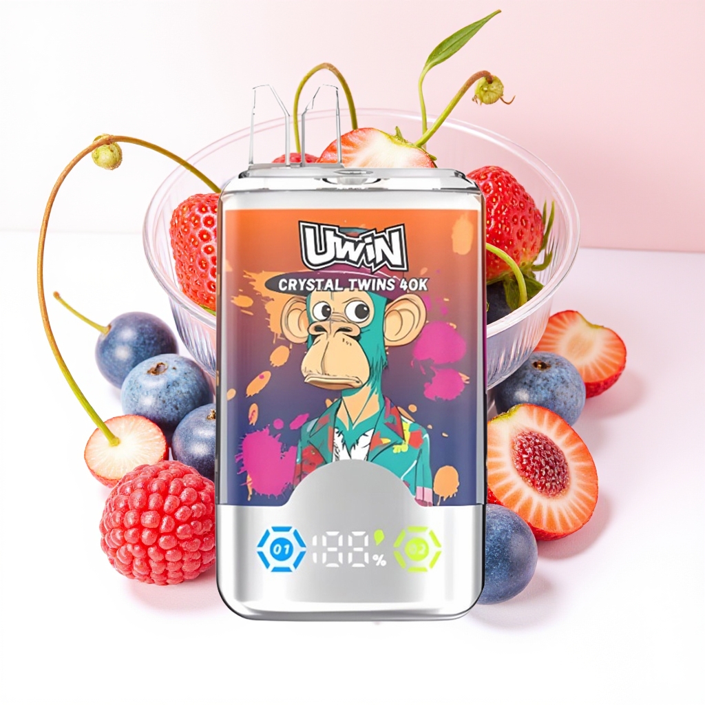 Uwin Crystal Twins 40000 パフ 使い捨てベイプ - 画像 (7)