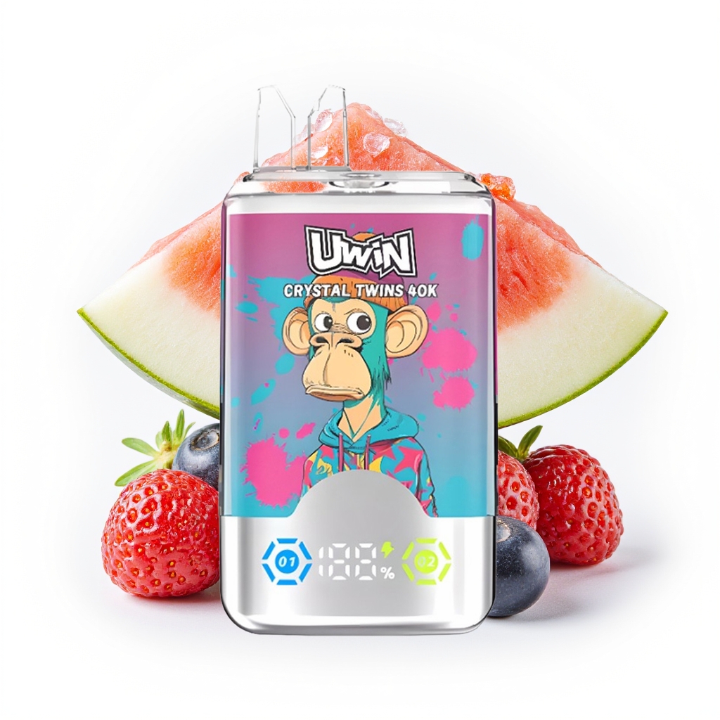 Uwin Crystal Twins 40000 パフ 使い捨てベイプ - 画像 (9)