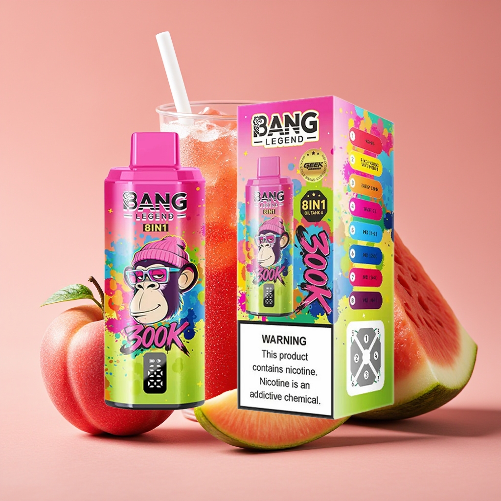 Bang Legend 300Kパフ 8-in-1 使い捨てベイプ