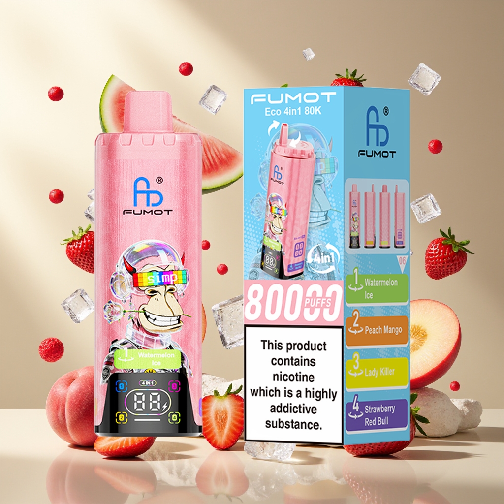 FUMOT ECO 4in1 80K パフ 使い捨てベイプ - 画像 (7)