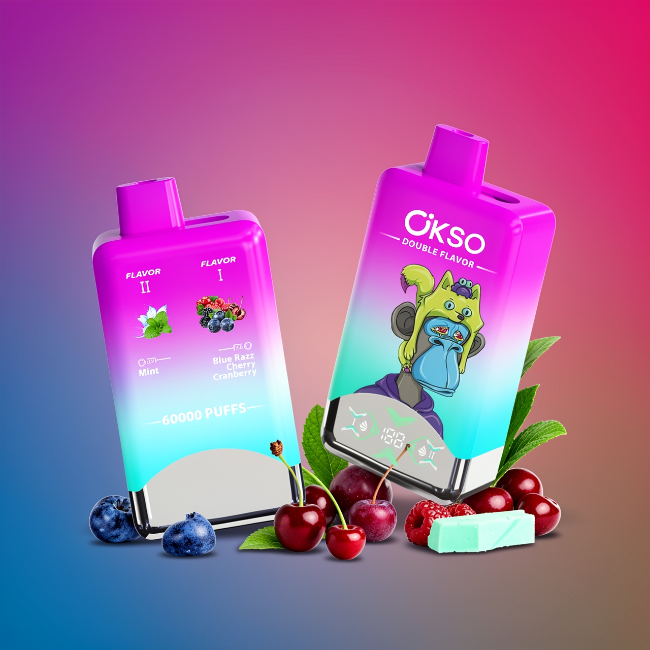 OKSO Double Flavor 60K パフス 使い捨てベイプ - 画像 (13)