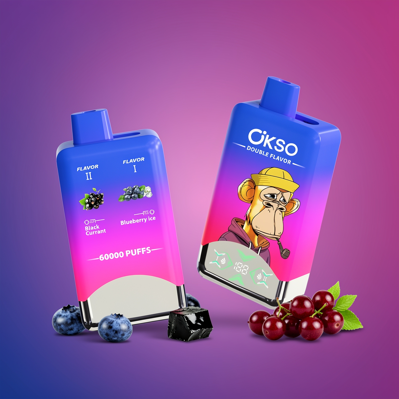 OKSO Double Flavor 60K パフス 使い捨てベイプ - 画像 (15)