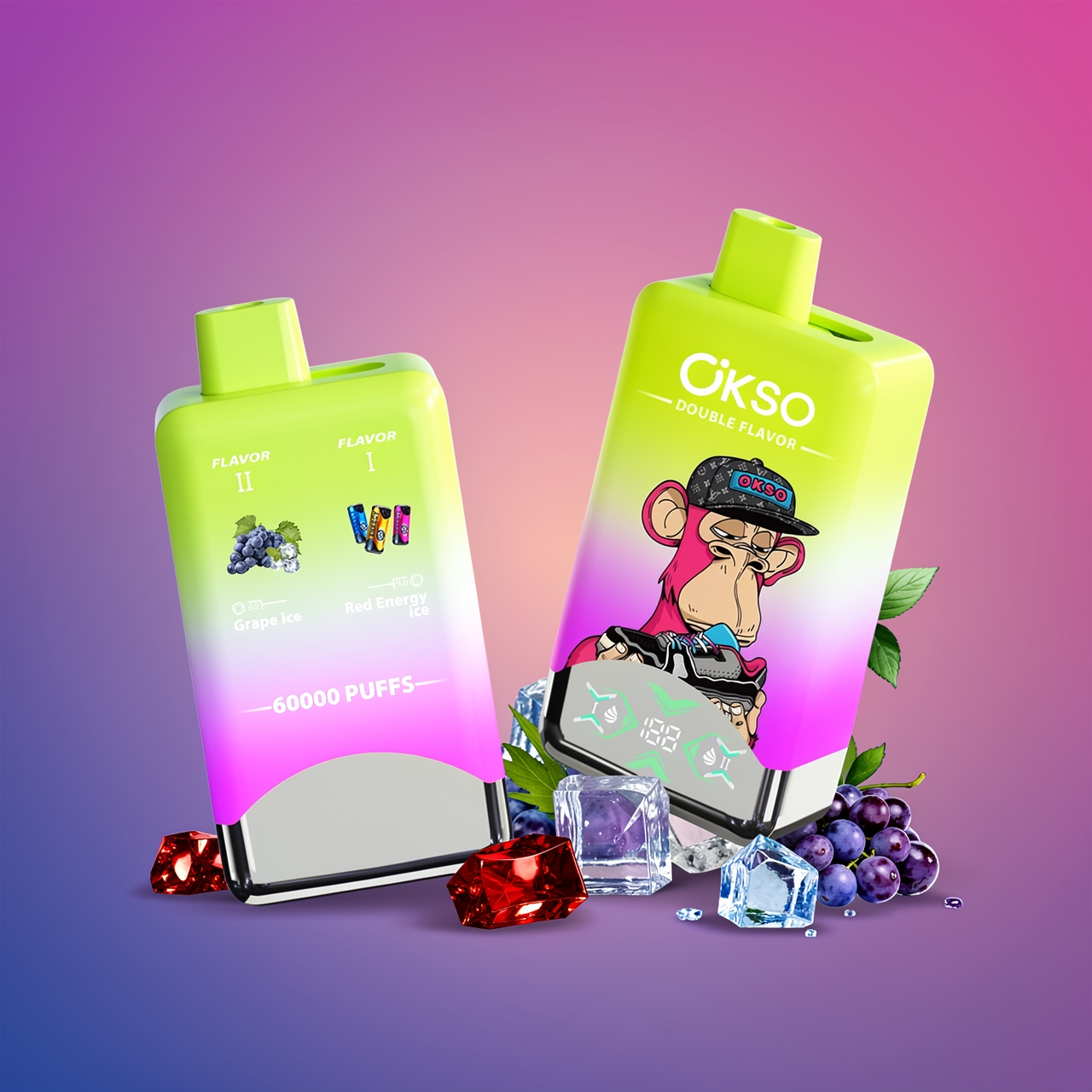 OKSO Double Flavor 60K パフス 使い捨てベイプ - 画像 (16)