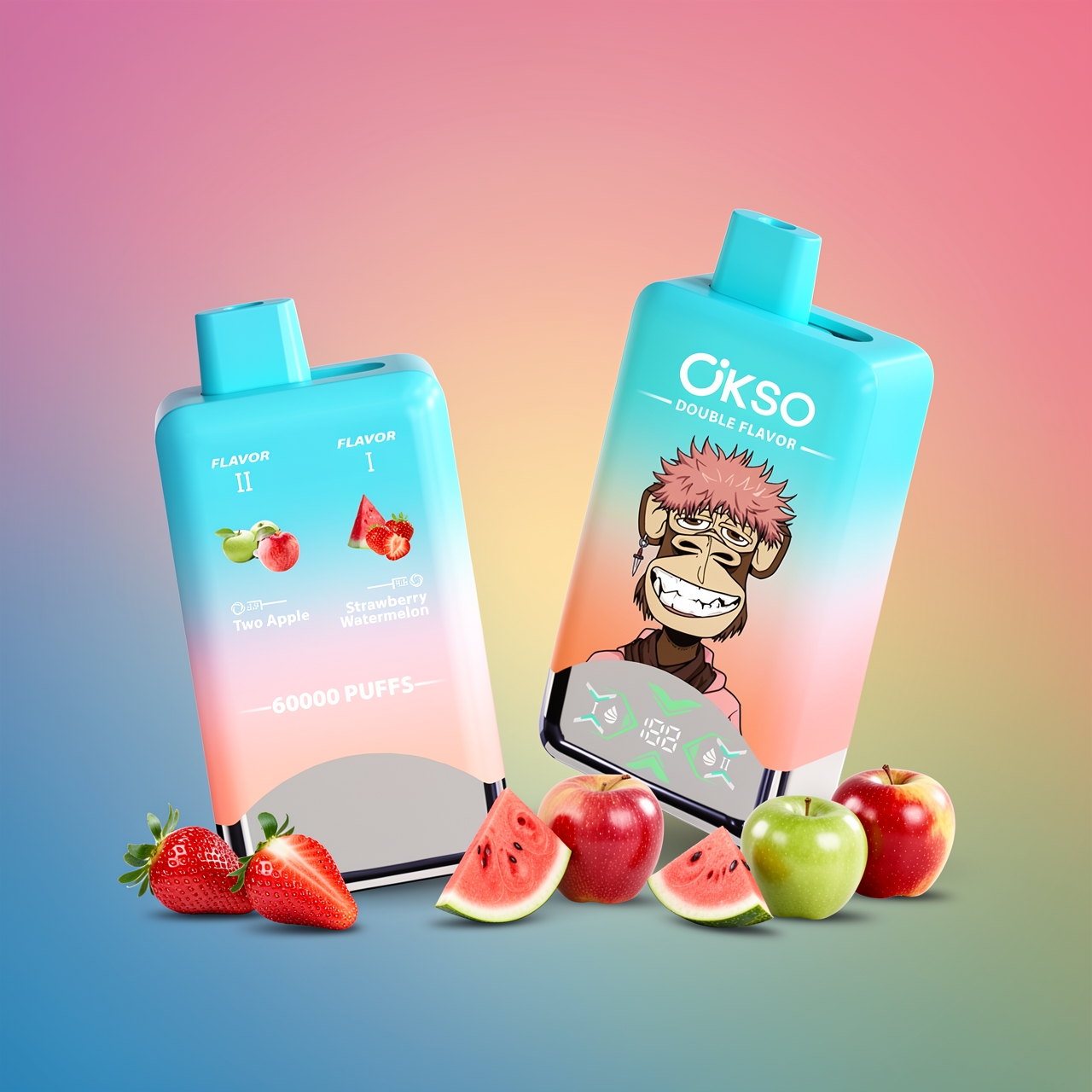 OKSO Double Flavor 60K パフス 使い捨てベイプ - 画像 (18)