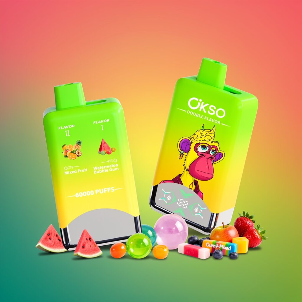 OKSO Double Flavor 60K パフス 使い捨てベイプ