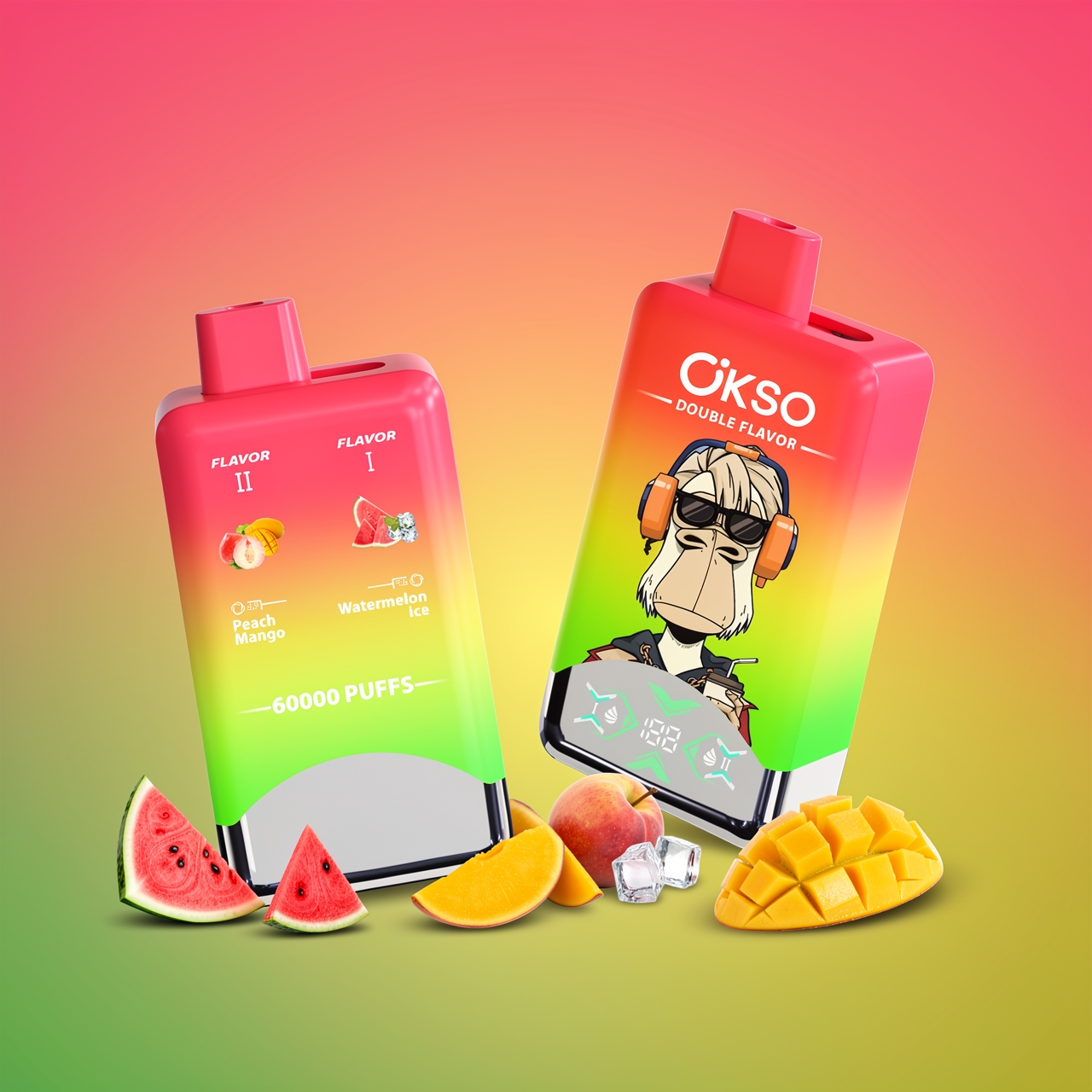 OKSO Double Flavor 60K パフス 使い捨てベイプ - 画像 (19)